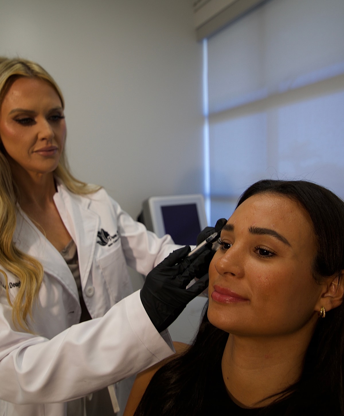 Newport Beach & Rancho Santa Margarita Kybella model being treated.